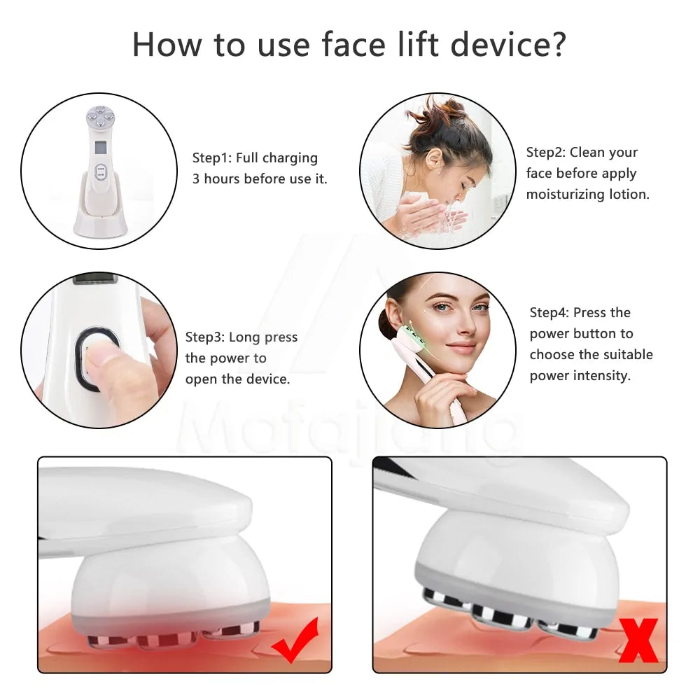 Facial Device for Acne and Wrinkle Treatment