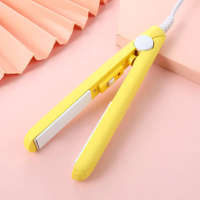 Mini Ceramic Hair Straightener and Curling Iron