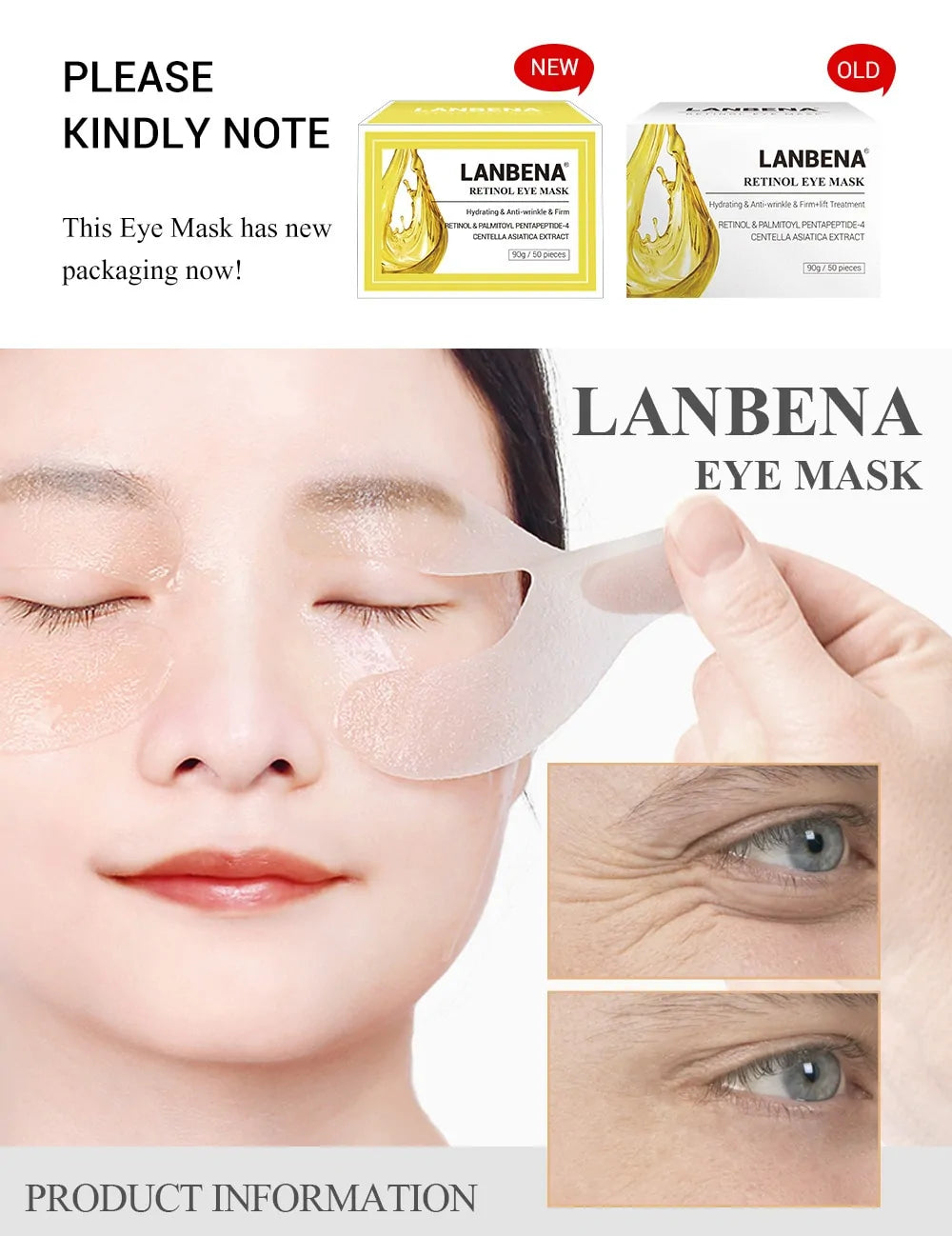 Hyaluronic Acid Moisturizing Eye Masks