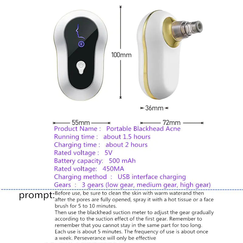 Vacuum Suction Clean Skin Care