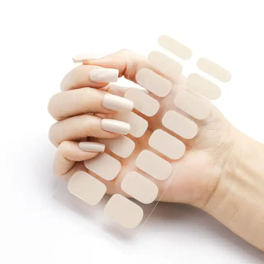 Beige Nail Art