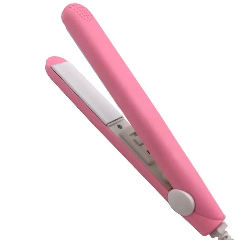 Mini Ceramic Hair Straightener and Curling Iron