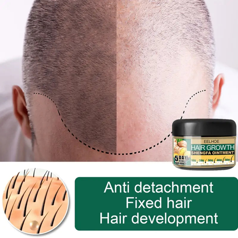 Hair Growth Cream and Scalp Massaging Treatment