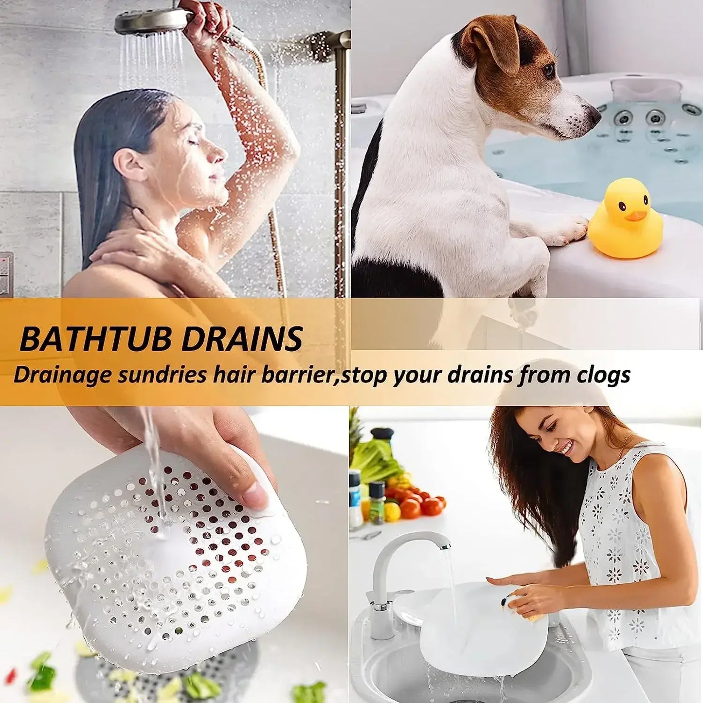 Hair Filter Drain for Sink, Bathtub or Shower