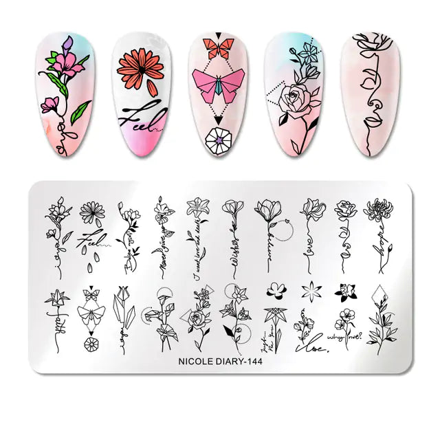 Nail Art Stamping Plates