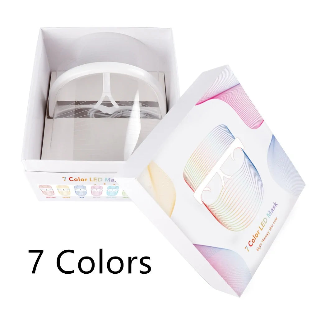 LED Light Anti-aging Face Mask with 3 colors