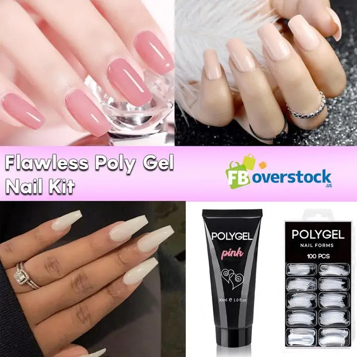 Flawless Poly Gel Nail Kit