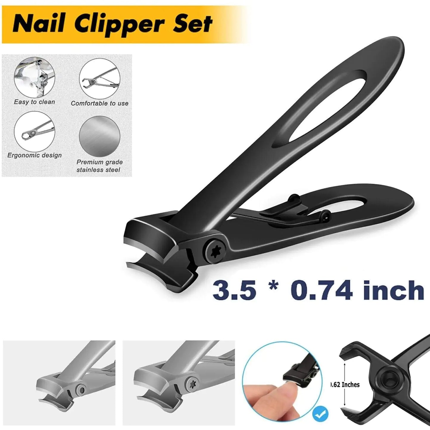 Heavy Duty Extra Large Toe Nail Clippers